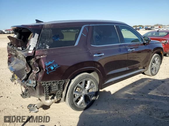 ✅ 2022 Hyundai Palisade Ultimate Calligraphy • VIN: KM8R5DHE6NU337249 • Лот: 42489045. Опубликован ранее на Copart с пробегом 21 320 миль. Бесплатный доступ к архиву аукционных продаж из США и подробный отчёт об истории автомобиля на DreamBid. Изображение 3.