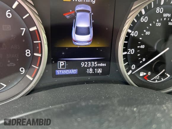 ✅ 2018 Infiniti Q50 Luxe • VIN: JN1EV7AP4JM355648 • Lot: 60669445. Listed on Copart with 92,335 mi. Free auction sales archive from the USA and detailed vehicle history report at DreamBid. Image 8.