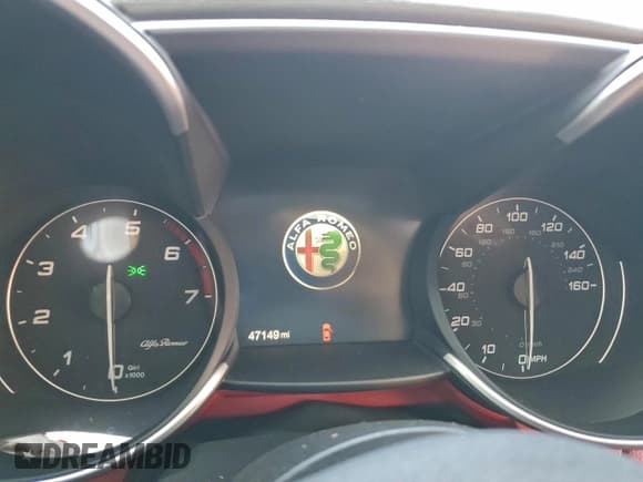 ✅ 2019 Alfa Romeo Giulia Ti Sport • VIN: ZARFANBNXK7608685 • Lot: 94433095. Listed on Copart with 47,149 mi. Free auction sales archive from the USA and detailed vehicle history report at DreamBid. Image 9.