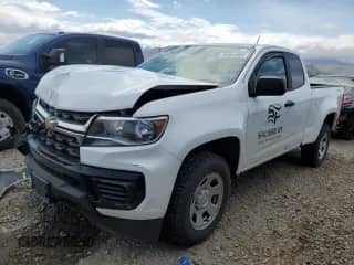 2021 Chevrolet Colorado 4WD Work Truck z VIN 1GCHTBEN1M1293398, wystawiony jako Copart lot #54944005 z przebiegiem 65 253 mil mil oraz Szkoda całkowita • Salvage title. Historia ofert i sprzedaży dostępna na DreamBid. Obrazek 1.