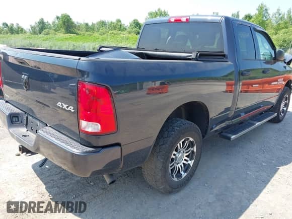 2019 Ram 1500 Tradesman with VIN 1C6RR7FG4KS624571, listed as a IAAI auction lot 42463369 with 53,065 mi miles and . Bid and sale history available at DreamBid. Image 4.