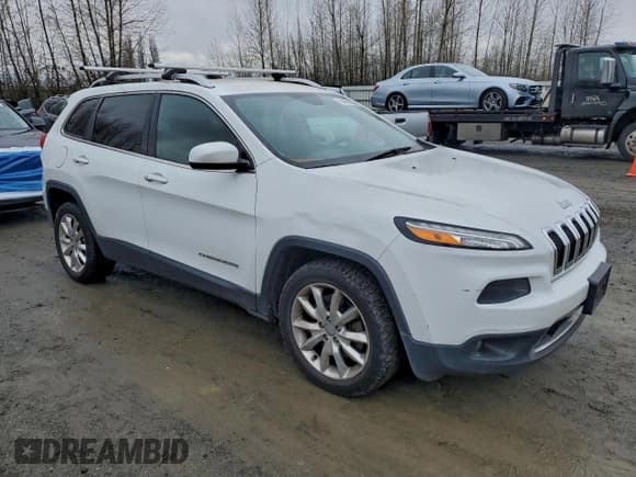 ✅ 2016 Jeep Cherokee Limited • VIN: 1C4PJLDB3GW264345 • Lot: 95493385. Wystawiony na Copart z przebiegiem 152 986 mil. Bezpłatny archiwum sprzedaży aukcyjnych z USA i szczegółowy raport historii pojazdu na DreamBid. Zdjęcie 4.