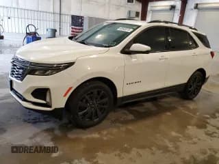 ✅ 2023 Chevrolet Equinox RS • VIN: 3GNAXWEG0PS158440 • Lot: 68945575. Listed on Copart with 32,326 mi. Free auction sales archive from the USA and detailed vehicle history report at DreamBid. Image 1.