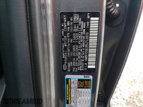 2024 Hyundai Palisade Calligraphy с VIN KM8R7DGE3RU712810, выставлен на аукционе Copart как лот 71373904 с пробегом 18 814 миль миль и Списание • Salvage title. История ставок и продаж доступна на DreamBid. Изображение 14.