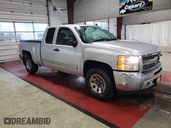 2012 Chevrolet Silverado 1500 LT with VIN 1GCRKSEA7CZ264573, listed as a Copart auction lot 79753814 with 112,695 mi miles and Salvage title. Bid and sale history available at DreamBid. Image 4.