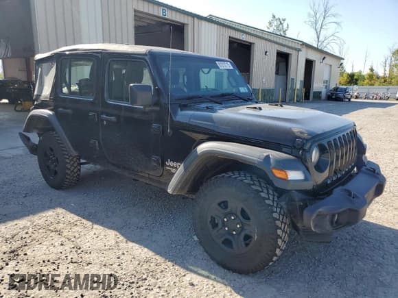 ✅ 2020 Jeep Wrangler Unlimited Sport • VIN: 1C4HJXDG1LW262062 • Лот: 81013715. Опубликован ранее на Copart с пробегом 85 937 миль. Бесплатный доступ к архиву аукционных продаж из США и подробный отчёт об истории автомобиля на DreamBid. Изображение 4.