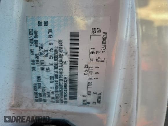 ✅ 2008 Ford Econoline Cargo Commercial • VIN: 1FTSE34L08DB12981 • Лот: 93722405. Опубликован ранее на Copart с пробегом 268 924 миль. Бесплатный доступ к архиву аукционных продаж из США и подробный отчёт об истории автомобиля на DreamBid. Изображение 12.