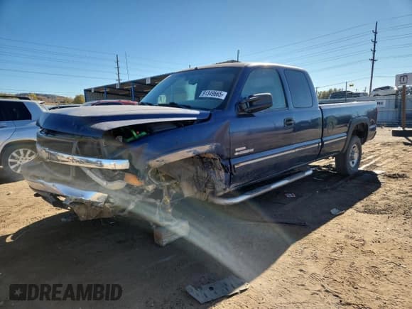 ✅ 2001 Chevrolet Silverado 2500HD LS • VIN: 1GCHK291X1E340281 • Lot: 91349665. Listed on Copart with Not provided. Free auction sales archive from the USA and detailed vehicle history report at DreamBid. Image 1.