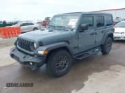 ✅ 2024 Jeep Wrangler Sport S • VIN: 1C4PJXDG4RW353640 • Лот: 42152688. Опубликован ранее на IAAI с пробегом Не указан. Бесплатный доступ к архиву аукционных продаж из США и подробный отчёт об истории автомобиля на DreamBid. Изображение 2.
