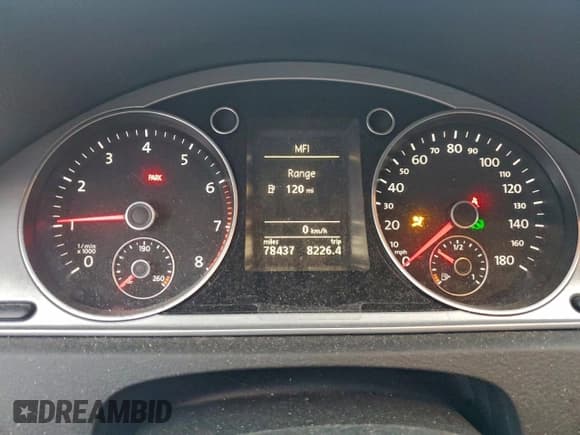 ✅ 2013 Volkswagen CC R-Line • VIN: WVWBP7AN8DE505462 • Lot: 93678945. Listed on Copart with 78,437 mi. Free auction sales archive from the USA and detailed vehicle history report at DreamBid. Image 9.