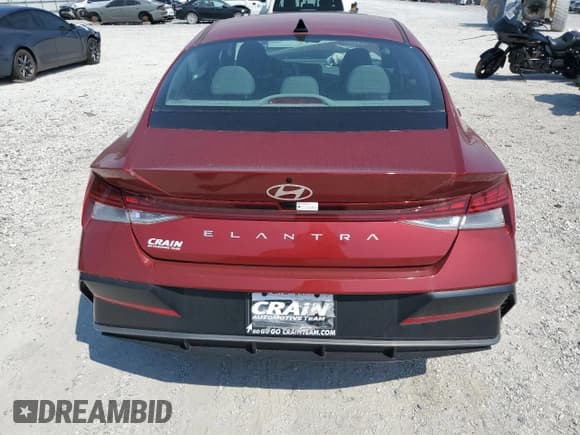 ✅ 2025 Hyundai Elantra SEL Convenience • VIN: KMHLS4DG1SU935959 • Лот: 70717685. Опубликован ранее на Copart с пробегом 2 184 миль. Бесплатный доступ к архиву аукционных продаж из США и подробный отчёт об истории автомобиля на DreamBid. Изображение 6.