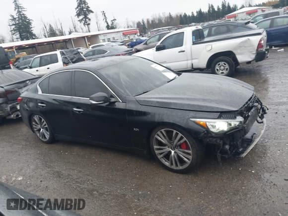✅ 2018 Infiniti Q50 Luxe • VIN: JN1EV7AP2JM590985 • Lot: 43833725. Listed on IAAI with 107,637 mi. Free auction sales archive from the USA and detailed vehicle history report at DreamBid. Image 14.