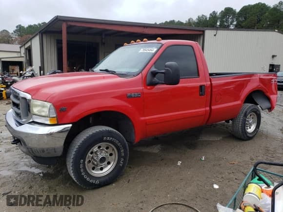 ✅ 2002 Ford F-250 XL • VIN: 1FTNF21LX2EC88186 • Lot: 79945464. Listed on Copart with 108,754 mi. Free auction sales archive from the USA and detailed vehicle history report at DreamBid. Image 1.