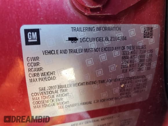 ✅ 2020 Chevrolet Silverado 1500 LTZ • VIN: 1GCUYGEL6LZ104384 • Lot: 74450304. Wystawiony na Copart z przebiegiem 76 305 mil. Bezpłatny archiwum sprzedaży aukcyjnych z USA i szczegółowy raport historii pojazdu na DreamBid. Zdjęcie 15.