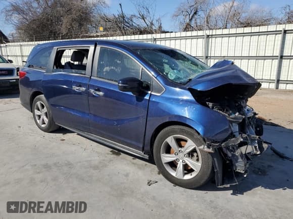 ✅ 2020 Honda Odyssey EX • VIN: 5FNRL6H53LB071314 • Lot: 46994745. Listed on Copart with Not provided. Free auction sales archive from the USA and detailed vehicle history report at DreamBid. Image 4.