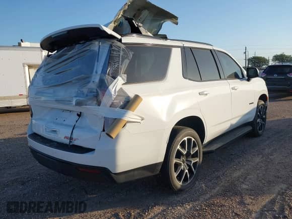 2023 Chevrolet Tahoe RST with VIN 1GNSKRKD4PR427153, listed as a IAAI auction lot 41906796 with 23,113 mi miles and . Bid and sale history available at DreamBid. Image 4.