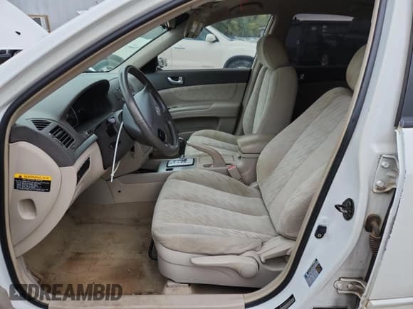 ✅ 2006 Hyundai Sonata GL • VIN: 5NPET46C26H107293 • Lot: 90523675. Wystawiony na Copart z przebiegiem 165 101 mil. Bezpłatny archiwum sprzedaży aukcyjnych z USA i szczegółowy raport historii pojazdu na DreamBid. Zdjęcie 7.