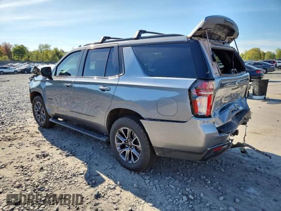 2021 Chevrolet Tahoe Z71 с VIN 1GNSKPKD9MR460309, выставлен на аукционе Copart как лот 84873605 с пробегом 91 201 миль миль и Списание • Salvage title. История ставок и продаж доступна на DreamBid. Изображение 2.