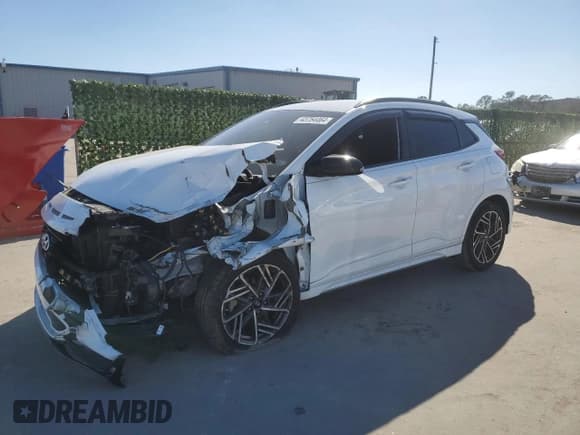 ✅ 2022 Hyundai Kona N Line • VIN: KM8K33A36NU793942 • Лот: 43754464. Опубликован ранее на Copart с пробегом 33 676 миль. Бесплатный доступ к архиву аукционных продаж из США и подробный отчёт об истории автомобиля на DreamBid. Изображение 1.