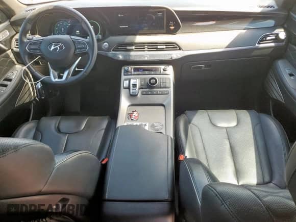 2022 Hyundai Palisade Calligraphy with VIN KM8R74HE0NU420346, listed as a Copart auction lot 84236605 with 56,924 mi miles and Salvage title. Bid and sale history available at DreamBid. Image 8.