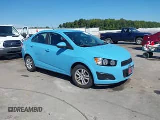 2014 Chevrolet Sonic LT with VIN 1G1JC5SH3E4169854, listed as a IAAI auction lot 43042063 with 63,598 mi miles and . Bid and sale history available at DreamBid. Image 1.
