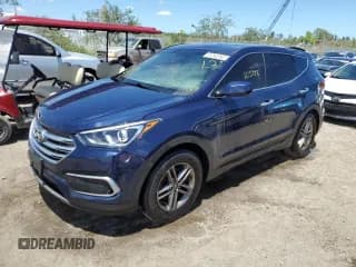✅ 2018 Hyundai Santa Fe 2.4L • VIN: 5XYZT3LB9JG556302 • Лот: 51242263. Опубликован ранее на Copart с пробегом 105 998 миль. Бесплатный доступ к архиву аукционных продаж из США и подробный отчёт об истории автомобиля на DreamBid. Изображение 1.