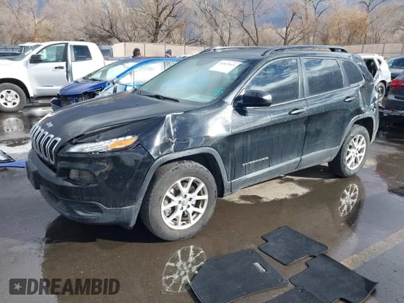 ✅ 2017 Jeep Cherokee Sport • VIN: 1C4PJMAB0HW657862 • Лот: 41507015. Опубликован ранее на IAAI с пробегом 57 968 миль. Бесплатный доступ к архиву аукционных продаж из США и подробный отчёт об истории автомобиля на DreamBid. Изображение 2.