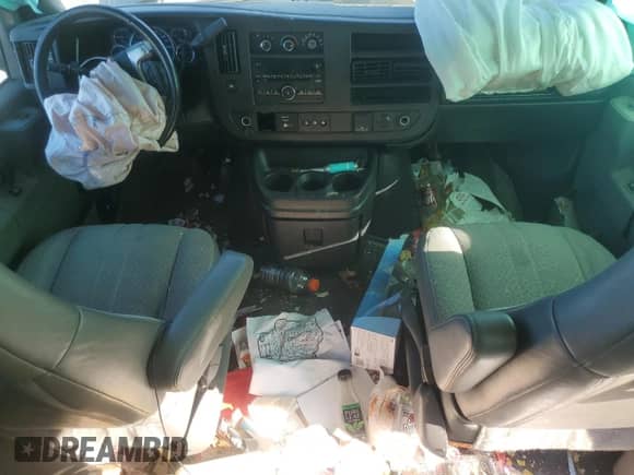 2016 Chevrolet Express Passenger LT with VIN 1GAZGPFF4G1243590, listed as a Copart auction lot 80019254 with Not provided miles and Salvage title. Bid and sale history available at DreamBid. Image 8.