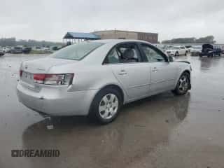 2008 Hyundai Sonata GLS with VIN 5NPET46F08H354728, listed as a Copart auction lot 61333704 with Not provided miles and Salvage title. Bid and sale history available at DreamBid. Image 3.