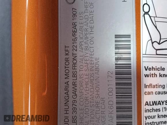 ✅ 2013 Audi TTS • VIN: TRU41AFK6D1001172 • Lot: 41573535. Wystawiony na Copart z przebiegiem 55 204 mil. Bezpłatny archiwum sprzedaży aukcyjnych z USA i szczegółowy raport historii pojazdu na DreamBid. Zdjęcie 12.