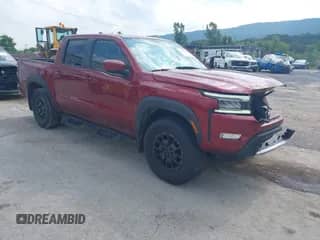 ✅ 2023 Nissan Frontier SV • VIN: 1N6ED1EK5PN601733 • Lot: 42777279. Listed on IAAI with 33,211 mi. Free auction sales archive from the USA and detailed vehicle history report at DreamBid. Image 1.