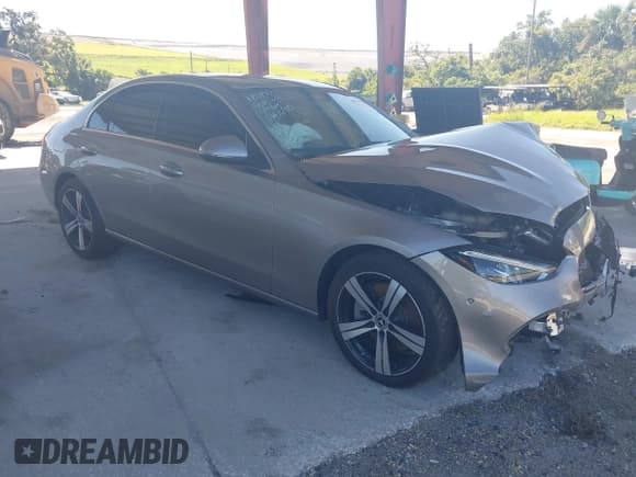 ✅ 2023 Mercedes-Benz C 300 • VIN: W1KAF4GB6PR131690 • Lot: 42821463. Listed on IAAI with 35,392 mi. Free auction sales archive from the USA and detailed vehicle history report at DreamBid. Image 1.