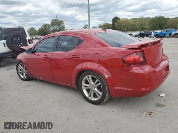 ✅ 2014 Dodge Avenger SE • VIN: 1C3CDZAB7EN175012 • Лот: 72212874. Опубликован ранее на Copart с пробегом 91 706 миль. Бесплатный доступ к архиву аукционных продаж из США и подробный отчёт об истории автомобиля на DreamBid. Изображение 2.