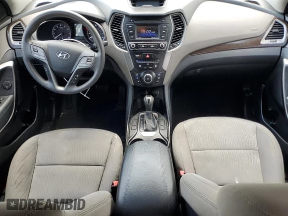 ✅ 2017 Hyundai Santa Fe 2.4L • VIN: 5XYZTDLB9HG466552 • Lot: 57265315. Listed on Copart with 123,390 mi. Free auction sales archive from the USA and detailed vehicle history report at DreamBid. Image 8.