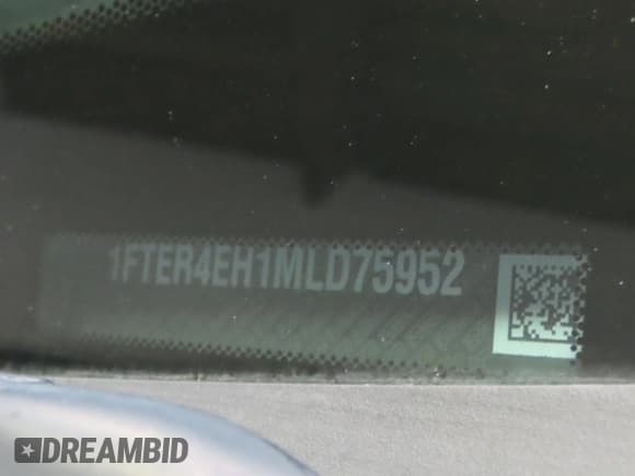 ✅ 2021 Ford Ranger XL • VIN: 1FTER4EH1MLD75952 • Лот: 86859595. Опубликован ранее на Copart с пробегом 77 874 миль. Бесплатный доступ к архиву аукционных продаж из США и подробный отчёт об истории автомобиля на DreamBid. Изображение 10.