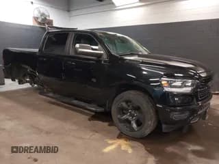 ✅ 2019 Ram 1500 Big Horn • VIN: 1C6SRFMT5KN614044 • Lot: 42020636. Wystawiony na IAAI z przebiegiem 94 719 mil. Bezpłatny archiwum sprzedaży aukcyjnych z USA i szczegółowy raport historii pojazdu na DreamBid. Zdjęcie 1.
