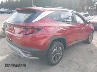 2025 Hyundai Tucson Blue z VIN KM8JBDD10SU372230, wystawiony jako IAAI lot #43462758 z przebiegiem 512 mil mil oraz . Historia ofert i sprzedaży dostępna na DreamBid. Obrazek 4.