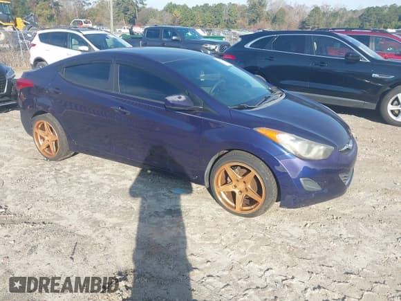 ✅ 2011 Hyundai Elantra GLS • VIN: 5NPDH4AE3BH005386 • Lot: 43887822. Listed on IAAI with 188,076 mi. Free auction sales archive from the USA and detailed vehicle history report at DreamBid. Image 1.