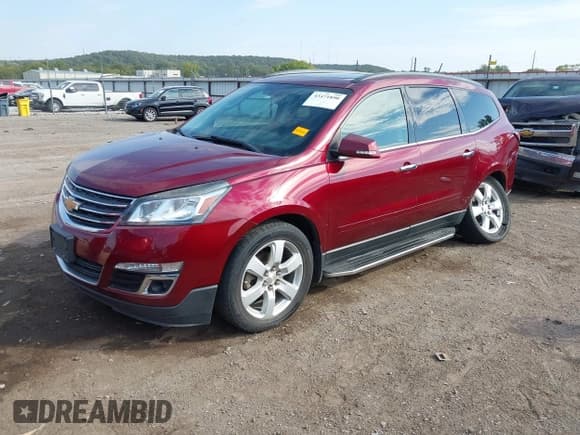 ✅ 2016 Chevrolet Traverse LT • VIN: 1GNKRGKD5GJ341560 • Lot: 43471890. Listed on IAAI with 149,543 mi. Free auction sales archive from the USA and detailed vehicle history report at DreamBid. Image 2.
