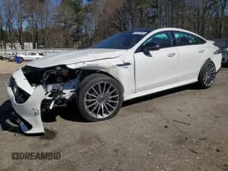 ✅ 2021 Mercedes-Benz AMG GT 43 • VIN: W1K7X5KB5MA038514 • Лот: 47476495. Опубликован ранее на Copart с пробегом 4 276 миль. Бесплатный доступ к архиву аукционных продаж из США и подробный отчёт об истории автомобиля на DreamBid. Изображение 1.