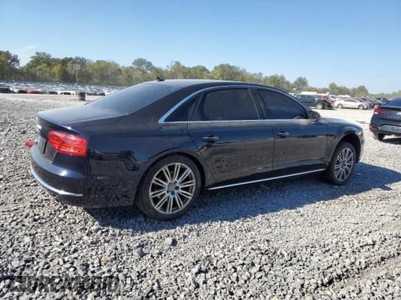 ✅ 2013 Audi A8 3.0L • VIN: WAURGAFD2DN016001 • Lot: 82403555. Listed on Copart with 109,947 mi. Free auction sales archive from the USA and detailed vehicle history report at DreamBid. Image 3.