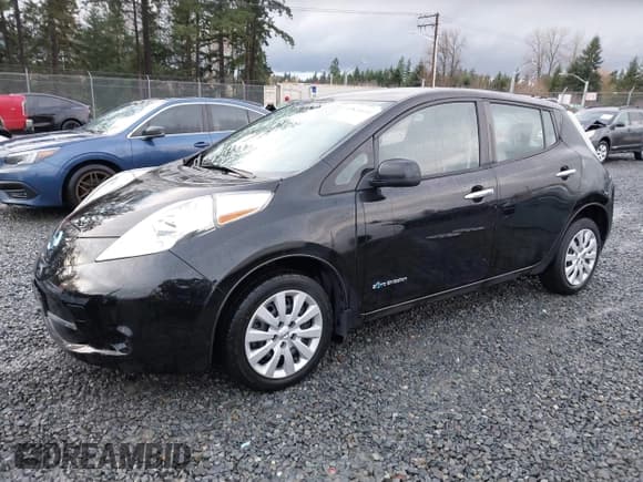 ✅ 2017 Nissan LEAF S • VIN: 1N4BZ0CP5HC308160 • Lot: 43820693. Listed on IAAI with 21,078 mi. Free auction sales archive from the USA and detailed vehicle history report at DreamBid. Image 22.