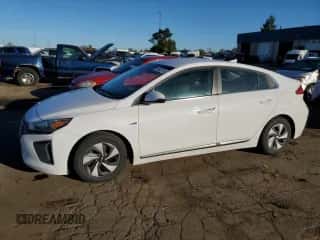 2017 Hyundai Ioniq SEL с VIN KMHC75LC9HU027144, выставлен на аукционе Copart как лот 75480194 с пробегом 155 589 миль миль и Списание • Salvage title. История ставок и продаж доступна на DreamBid. Изображение 1.