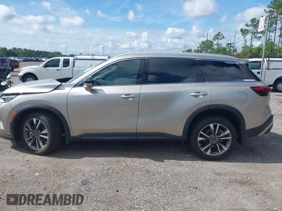 ✅ 2024 Infiniti QX60 Luxe • VIN: 5N1DL1FR6RC343763 • Lot: 42686502. Listed on IAAI with 3,791 mi. Free auction sales archive from the USA and detailed vehicle history report at DreamBid. Image 14.