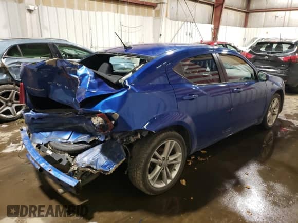 2013 Dodge Avenger SXT z VIN 1C3CDZCB3DN541673, wystawiony jako Copart lot #90750345 z przebiegiem 114 775 mil mil oraz Nie do naprawy • Non repairable. Historia ofert i sprzedaży dostępna na DreamBid. Obrazek 3.