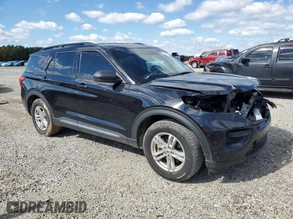 ✅ 2023 Ford Explorer XLT • VIN: 1FMSK7DH6PGB52809 • Lot: 90347585. Listed on Copart with 65,930 mi. Free auction sales archive from the USA and detailed vehicle history report at DreamBid. Image 4.