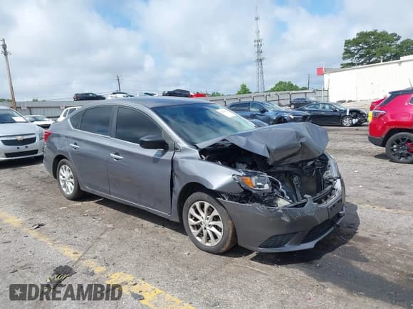 ✅ 2019 Nissan Sentra SV • VIN: 3N1AB7AP8KY429868 • Lot: 42534931. Listed on IAAI with 98,507 mi. Free auction sales archive from the USA and detailed vehicle history report at DreamBid. Image 1.