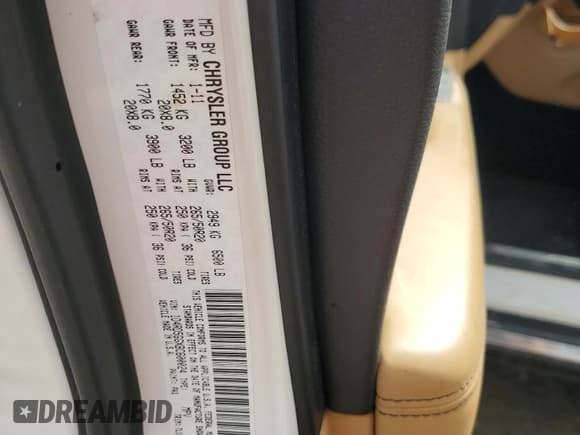 ✅ 2011 Dodge Durango Citadel • VIN: 1D4RD5GGXBC600024 • Lot: 71947455. Wystawiony na Copart z przebiegiem 148 553 mil. Bezpłatny archiwum sprzedaży aukcyjnych z USA i szczegółowy raport historii pojazdu na DreamBid. Zdjęcie 14.