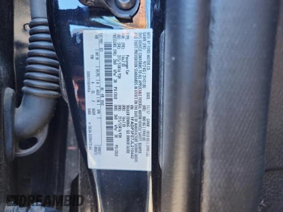 ✅ 2018 Ford Focus SE • VIN: 1FADP3FE7JL210442 • Lot: 90949905. Listed on Copart with 85,690 mi. Free auction sales archive from the USA and detailed vehicle history report at DreamBid. Image 12.