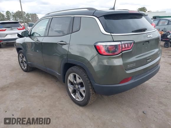 ✅ 2018 Jeep Compass Limited • VIN: 3C4NJCCB8JT204311 • Lot: 43533458. Listed on IAAI with 73,146 mi. Free auction sales archive from the USA and detailed vehicle history report at DreamBid. Image 3.